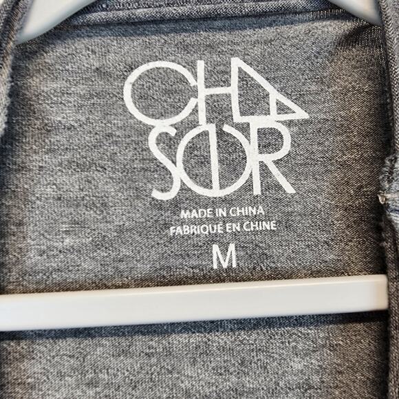 Chaser Whiskey Graphic Shirt Size M Heather Gray Round Neck Raw Hems Lightweight - Picture 6 of 9